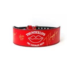 Hogan's Beach Shop Thunderlips Autographed Weight Belt AUTOGRAPHED WEIGHT BELTS