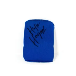 Hogan's Beach Shop Hulk Hogan Signed Blue Knee Pads