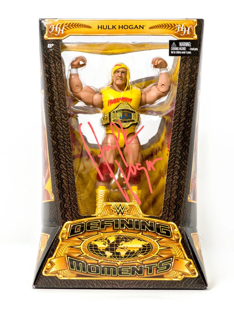 Hogan's Beach Shop AUTOGRAPHED TOYS & FIGURES Hulk Hogan Signed Defining Moments WWE Action Figure 1 Hogan's Beach Shop AUTOGRAPHED TOYS & FIGURES Hulk Hogan Signed Defining Moments WWE Action Figure