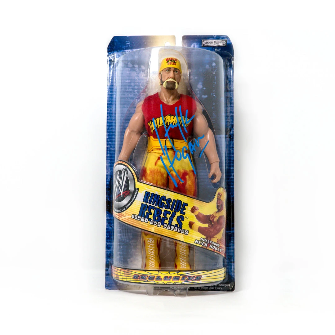 Hogan's Beach Shop Hulk Hogan Signed 12 Inch Ringside Rebels Action Figure 1 Hogan's Beach Shop Hulk Hogan Signed 12 Inch Ringside Rebels Action Figure