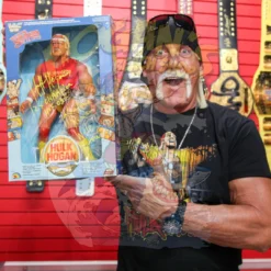 Hogan's Beach Shop Hulk Hogan Signed WWF Wrestling SuperStars Action Figure