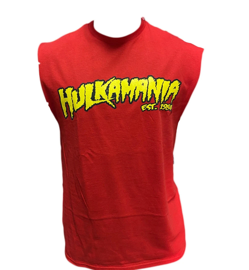 Hogan's Beach Shop Sleeveless Cutoff Hulkamania Shirt 1 Hogan's Beach Shop Sleeveless Cutoff Hulkamania Shirt