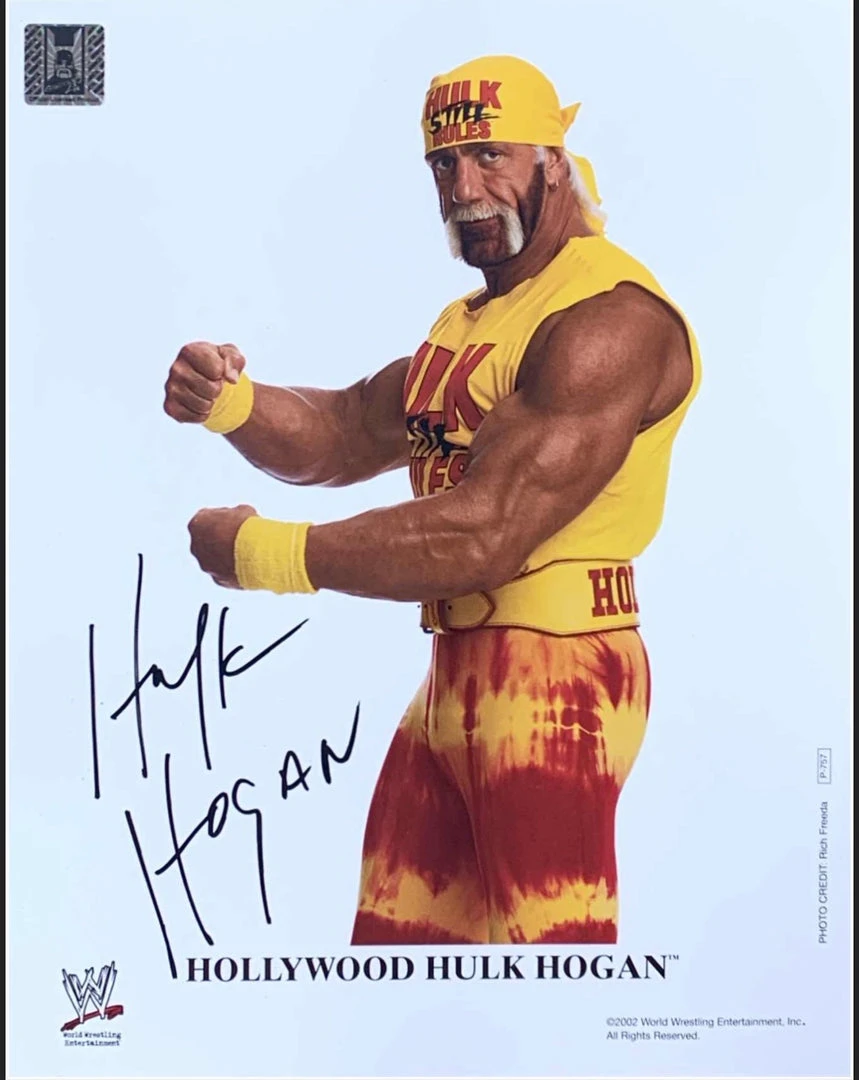 Hogan's Beach Shop AUTOGRAPHED MEDIA Hogan Posing WWE 8x10 1 Hogan's Beach Shop AUTOGRAPHED MEDIA Hogan Posing WWE 8x10