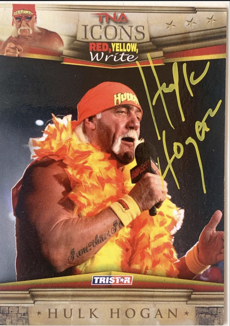 Hogan's Beach Shop TNA Tristar Trading Card Signed TRADING CARDS 1 Hogan's Beach Shop TNA Tristar Trading Card Signed TRADING CARDS