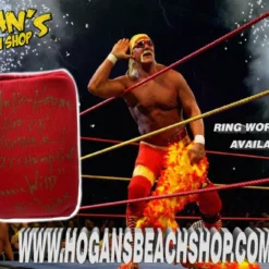 Hogan's Beach Shop Ring Worn Knee Pad "Super Rare" Not Many Thrown Out Signed 1 Of 1