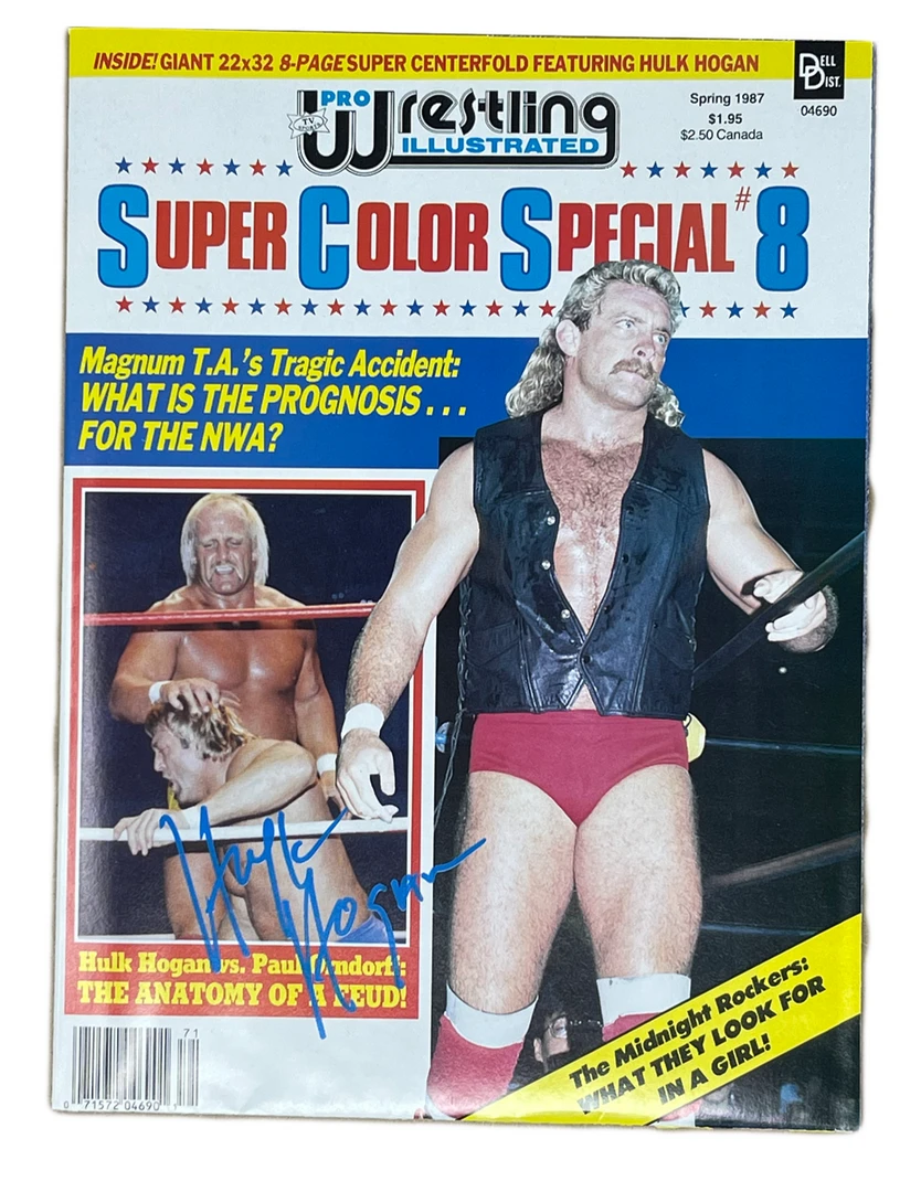Hogan's Beach Shop AUTOGRAPHED MEDIA 1987 Pro Wrestling Illustrated Hulk Hogan Magazine Autographed 1 Hogan's Beach Shop AUTOGRAPHED MEDIA 1987 Pro Wrestling Illustrated Hulk Hogan Magazine Autographed