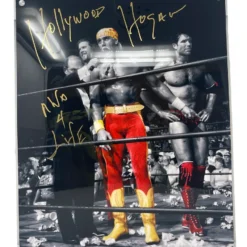 Hogan's Beach Shop Hulk Hogan Spotlight Plaques Signed AUTOGRAPHED MEDIA