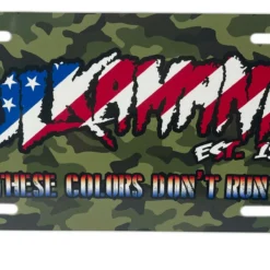 Hogan's Beach Shop Camo License Plate