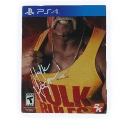 Hogan's Beach Shop WWE 2K15 PS4 Hollywood Hogan Pop Figure SIGNED