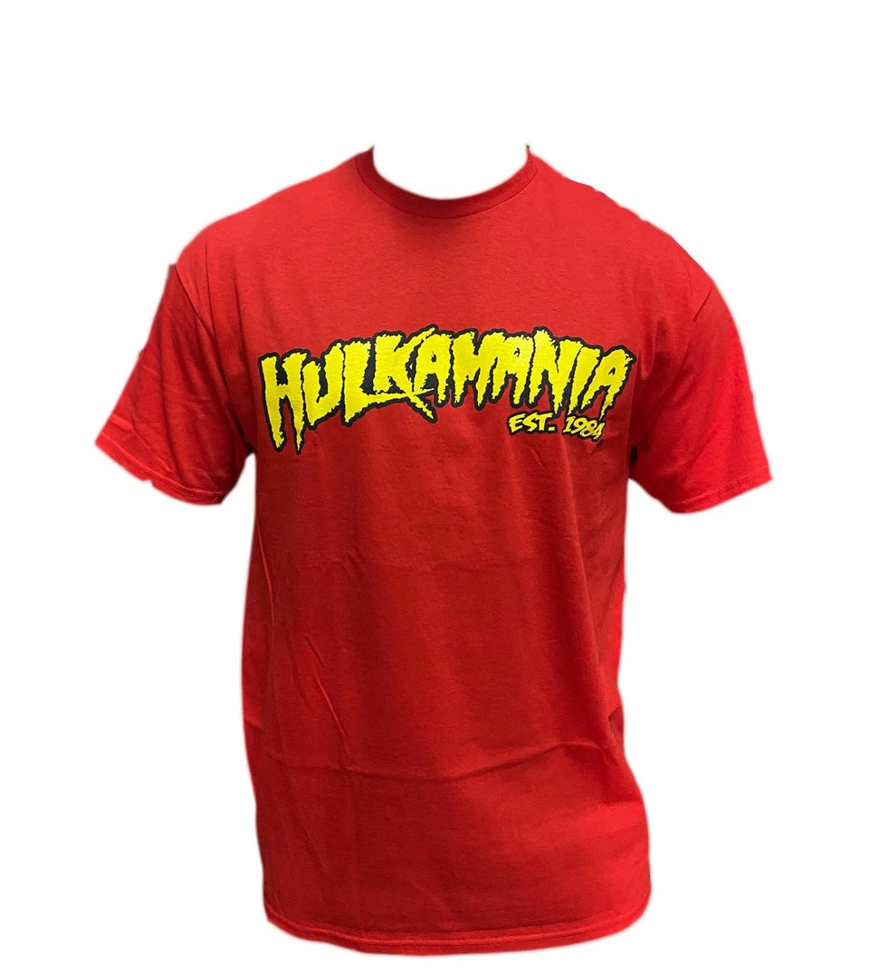 Hogan's Beach Shop CLOTHING Red Hulkamania Tee 1 Hogan's Beach Shop CLOTHING Red Hulkamania Tee